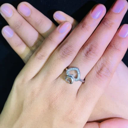 Silver Inheart Shape 92.5 Silver Ring