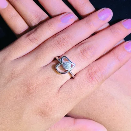 Silver Eternal Love 92.5 Silver Ring