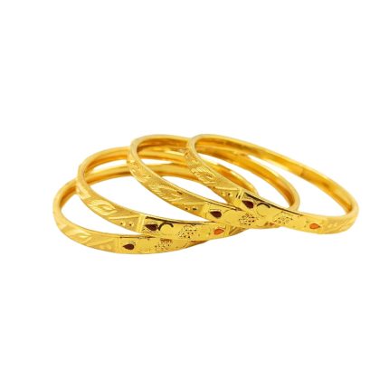 Swarna Rekha 24K gold-plated bangles
